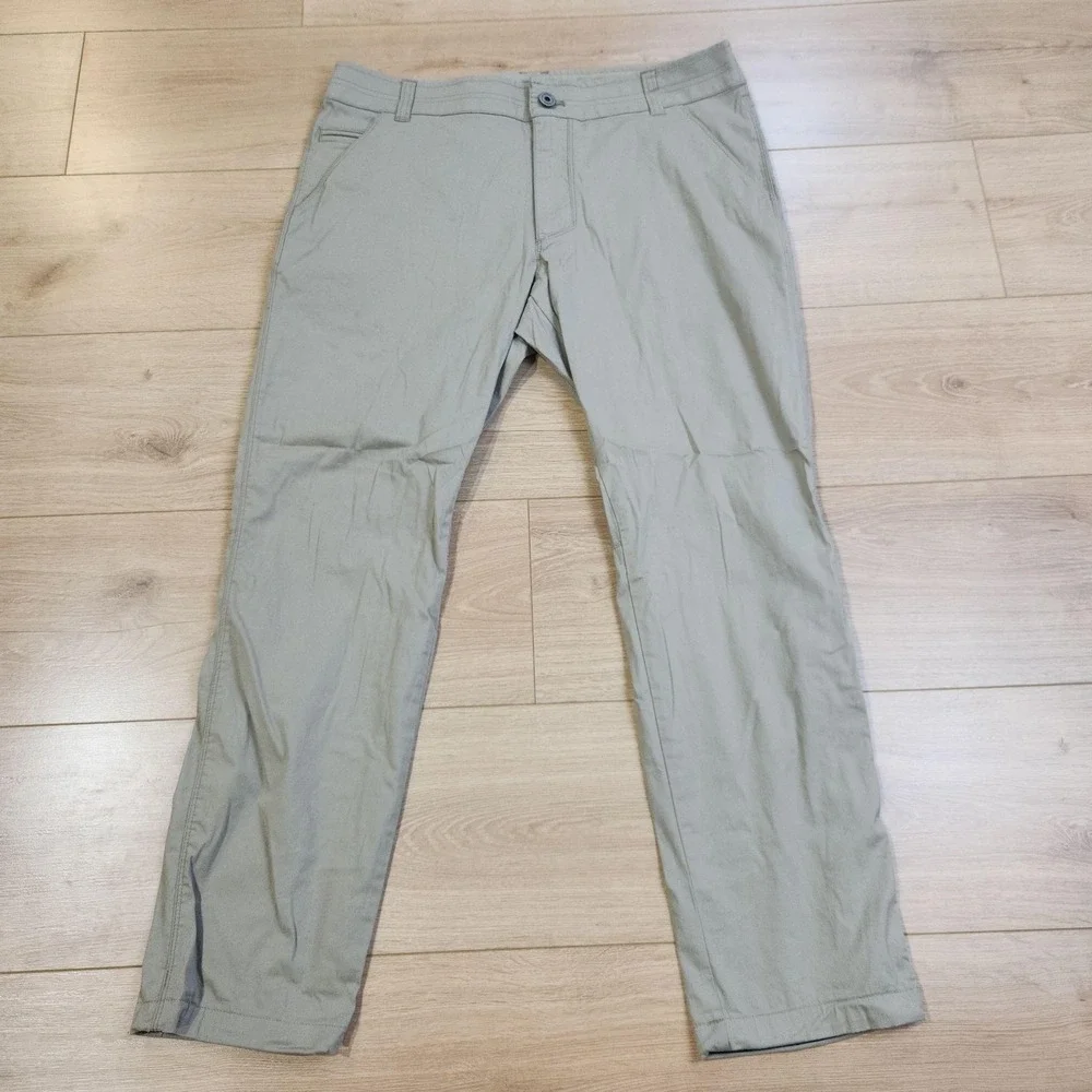 Kuhl Resistor Lite Chino Pants Mens 34x30 Beige Stretch Travel Outdoor Tech